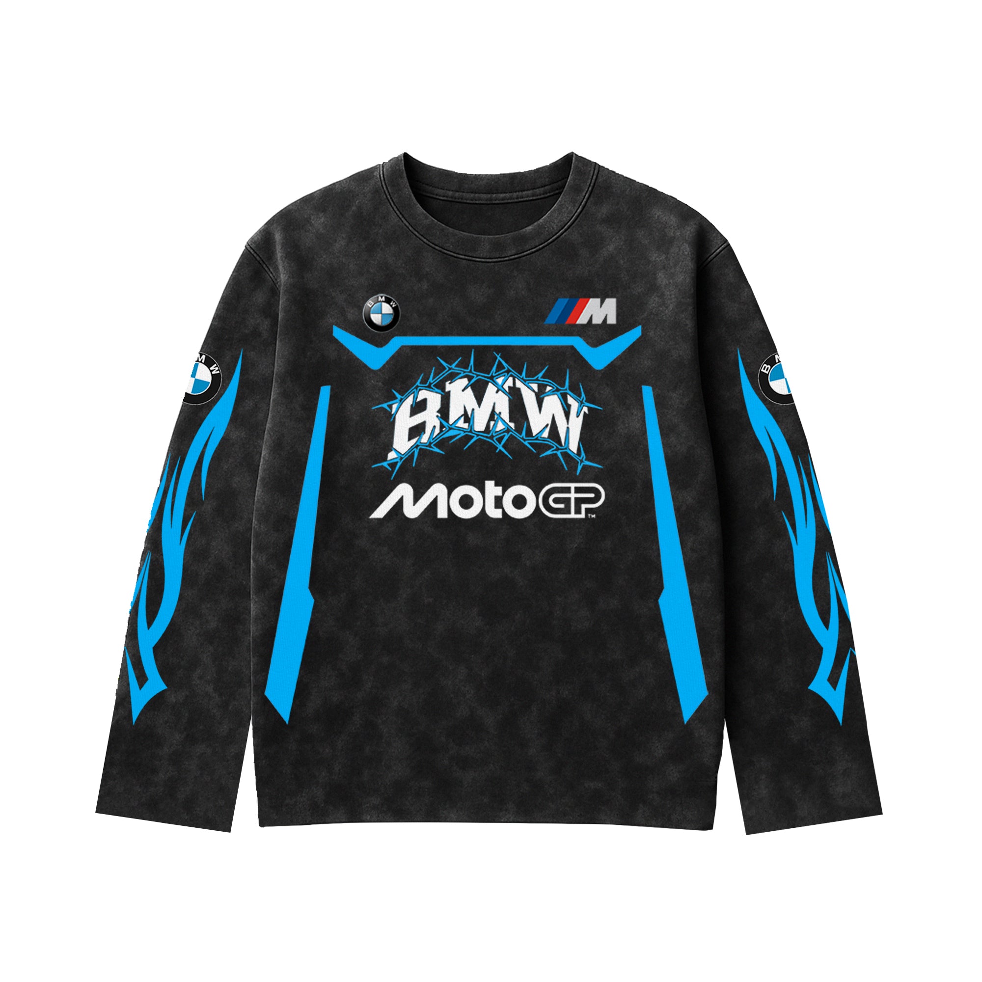 BMW Apex Acid Wash Full Sleeve Tee