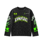 Kawasaki Venom Acid Wash Full Sleeve Tee