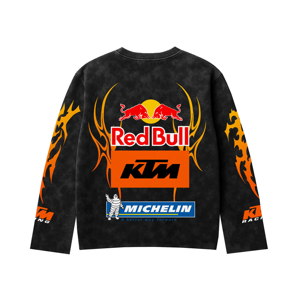 KTM Inferno Acid Wash Full Sleeve Tee