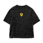 Ferrari Oversized Acid Wash Tee
