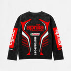 Aprilia Drift Acid Wash Full Sleeve Tee
