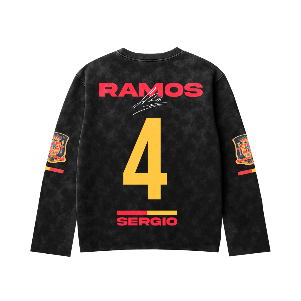 Ramos Acid Wash Full Sleeve Tee