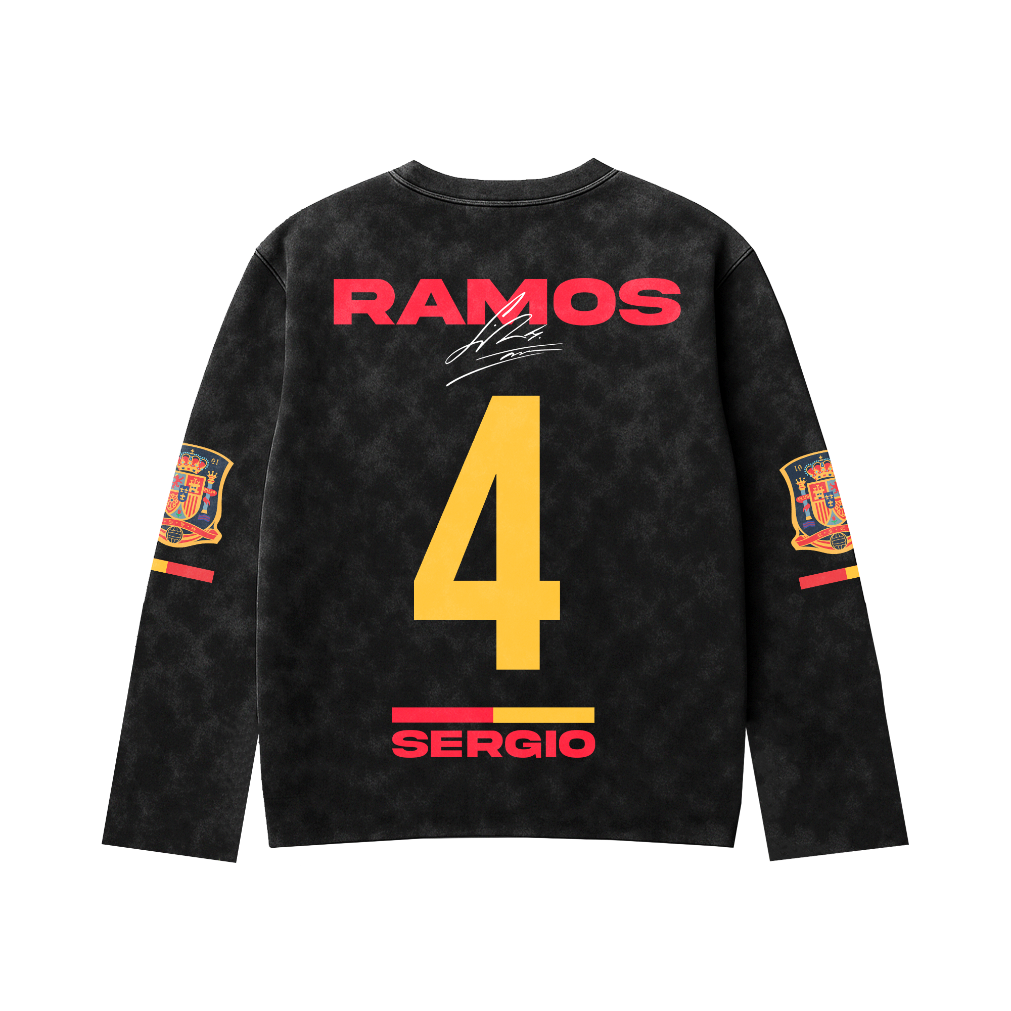 Ramos Acid Wash Full Sleeve Tee