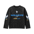 Mbappé Acid Wash Full Sleeve Tee