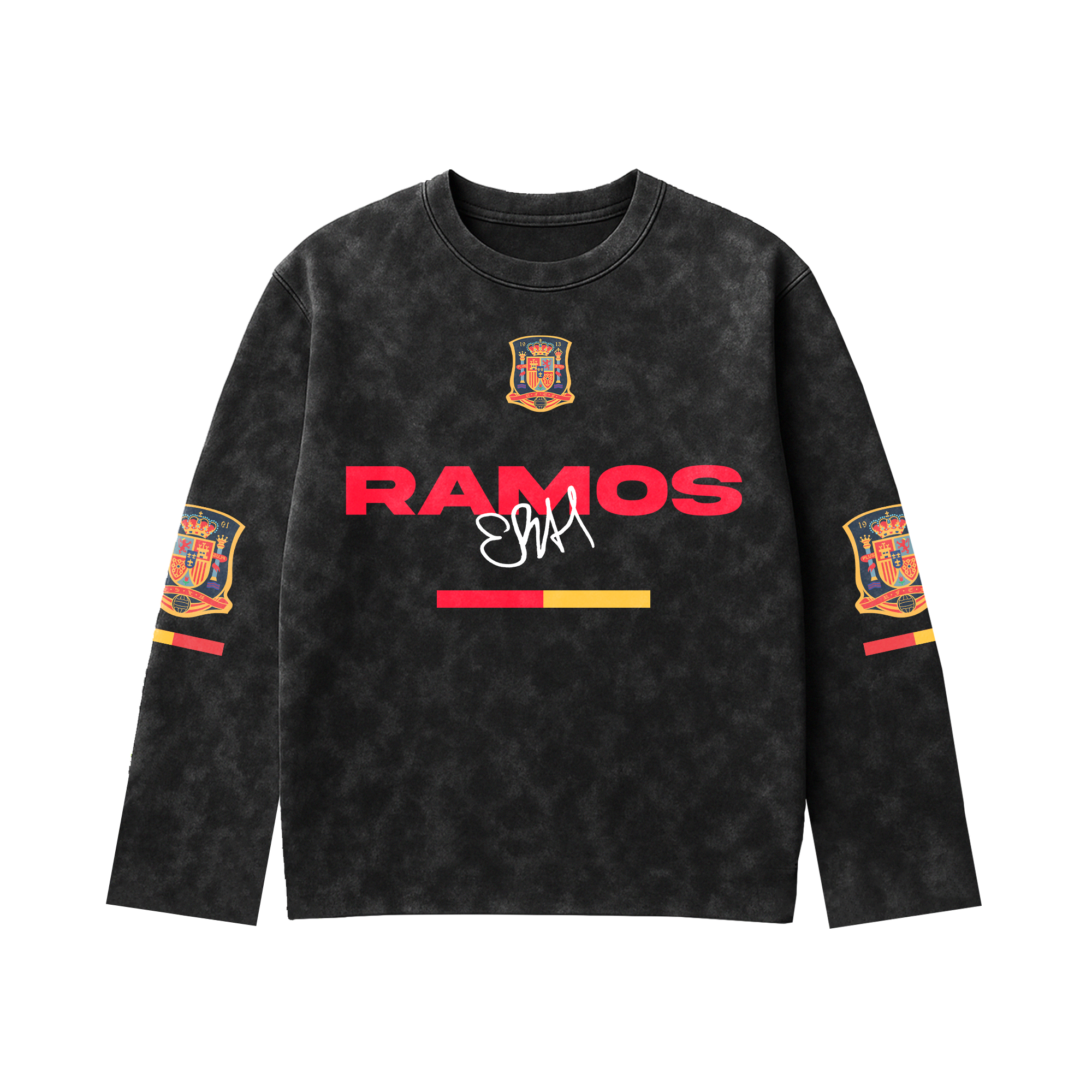 Ramos Acid Wash Full Sleeve Tee