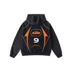 KTM Oversized Acid Wash Hoodie