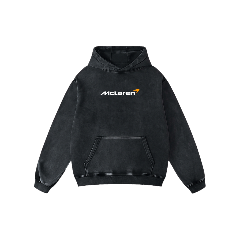 Mclaren Oversized Acid Wash Hoodie