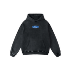 Ford Oversized Acid Wash Hoodie